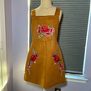 Boohoo Tan Jumper dress